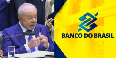 Lula e logo do Banco do Brasil - Foto Reprodução Internet