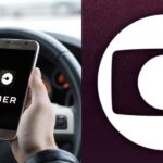 Motorista do Uber e logo da Globo (Fotos: Reproduções / Internet / GloboPlay)