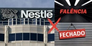 Nestlé, falência e loja fechada (Fotos: Reproduções / Tv Foco / Internet) 