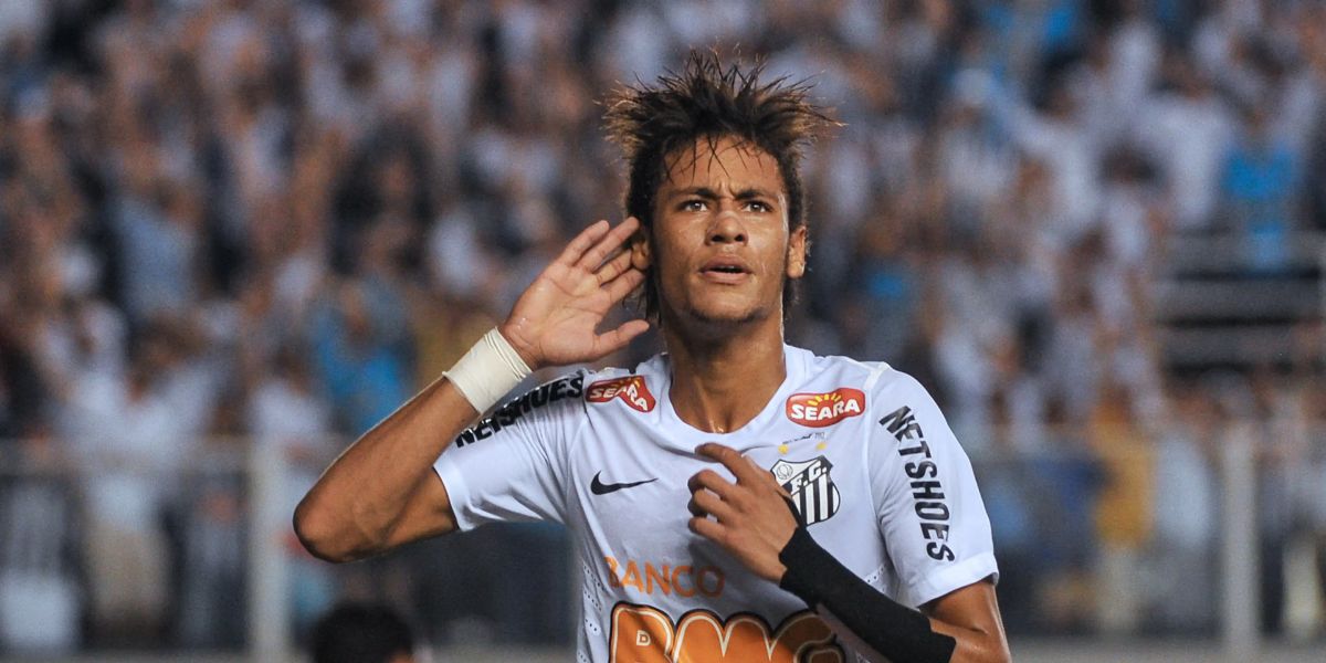 Neymar no Santos (Reprodução - Internet)