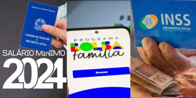 Novo salário, aumento do Bolsa Família, pagamento INSS (Foto: Reprodução, Montagem - TV Foco)