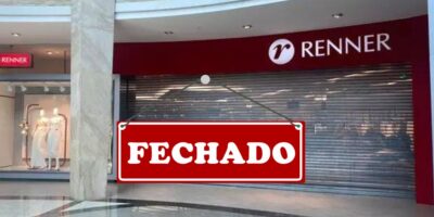 O anúncio oficial da Renner ao confirmar fechamento de unidade em shopping - Foto: Internet