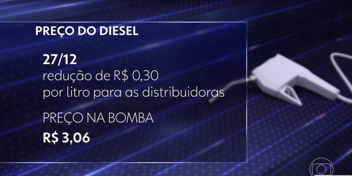 Preço Diesel (Foto: Reprodução / Globo)