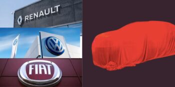 Renault, Volkswagen, Fiat e carro misterioso (Fotos: Reproduções / Internet / Canva)