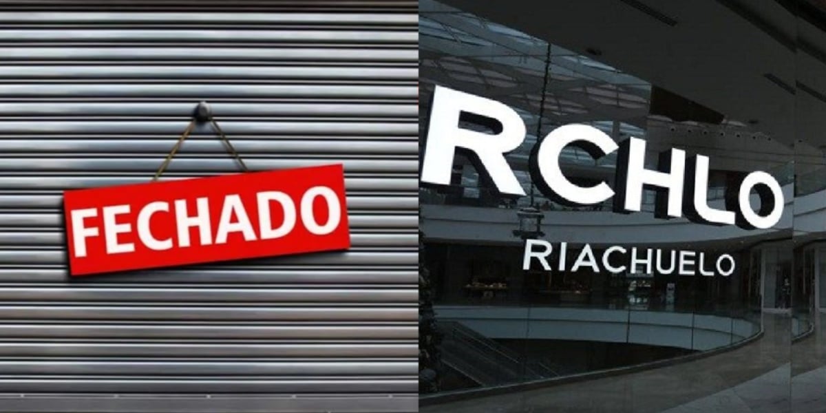 Two stores in a shopping mall, a competitor to Riachuelo’s, are struggling to survive