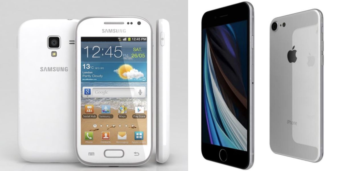 Samsung Galaxy Ás 2 e Iphone SE (Fotos: Reproduções / Internet) 