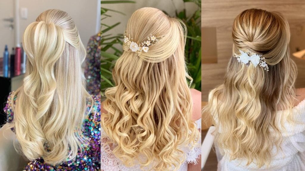 Cabelo semi-preso com ondas (Foto Reprodução/Montagem/Tv Foco/Canva)