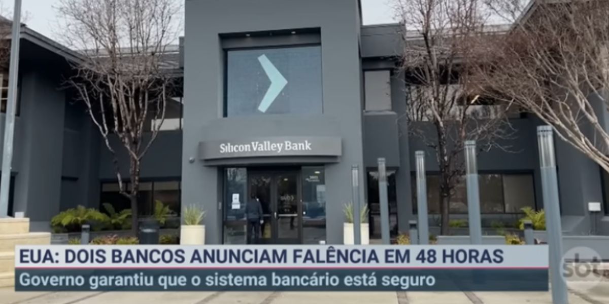 Silicon Valley Bank (Foto: Reprodução / SBT)