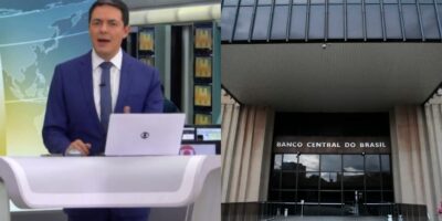 Alan Severiano deu notícia sobre o Banco Central e não elevou audiência (Foto: Reprodução/TV Globo/Marcello Casal Jr/Agência Brasil)