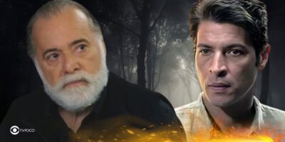 Antônio e Marino em cenas de Terra e Paixão (Foto: Reprodução / Globo / Montagem TV Foco)