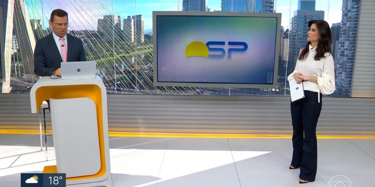 Bom Dia SP é comandado por Rodrigo Bocardi e Sabina Simonato (Reprodução: Globo)