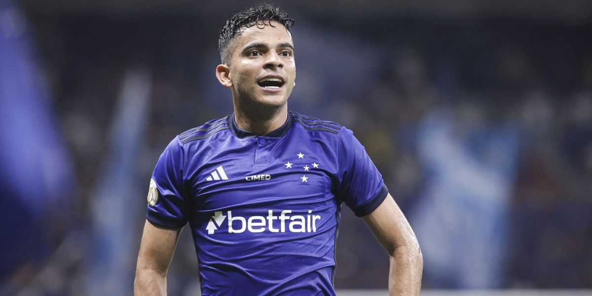 Bruno Rodrigues brilhou com a camisa do Cruzeiro (Reprodução: Internet)