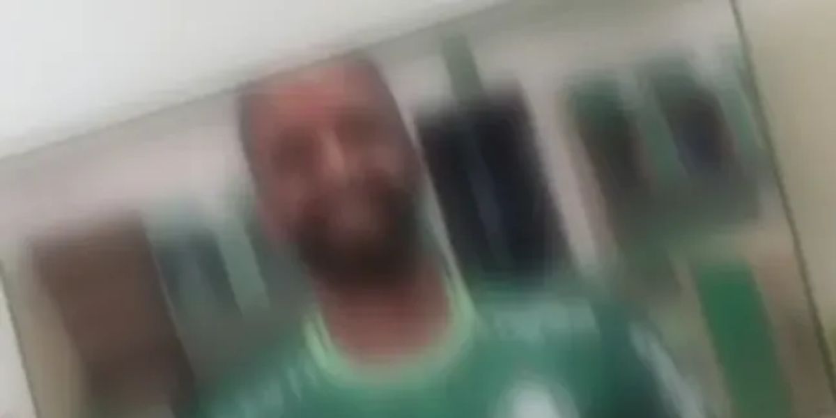 Print tirado do vídeo do vazamento (Reprodução: Planeta do Palmeiras)