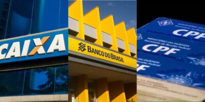 Caixa e Banco do Brasil anunciam pagamento à lista de CPFs em 2024 - Foto: Montagem