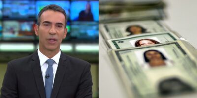 César Tralli deu notícia no Jornal Hoje (Foto: TV Globo / Agência Brasil)