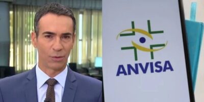 Cesar Tralli revelou informação sobre a Anvisa (Foto: Reprodução/TV Globo)