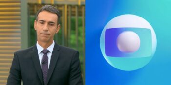 César Tralli entrou ao vivo em telejornal (Foto: Reprodução / TV Globo)