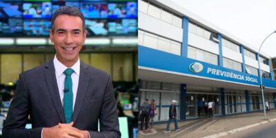 César Tralli deu notícia sobre o INSS (Foto: TV Globo / Agência Brasil)