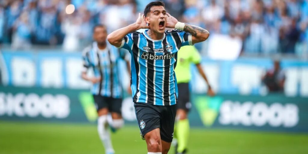 Franco Cristaldo é um dos jogadores do time (Foto: Lucas Uebel/Grêmio)