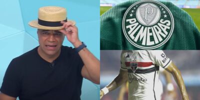 Imagem do post “Situação é chata”: Denílson para Jogo Aberto às pressas e perde o chão com chapéu do Palmeiras no São Paulo