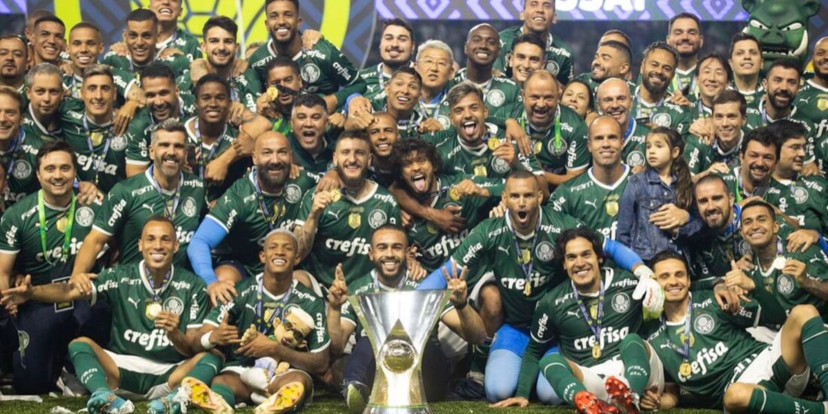 O Verdão foi campeão do Brasileirão 2023 - Foto: Reprodução/Internet