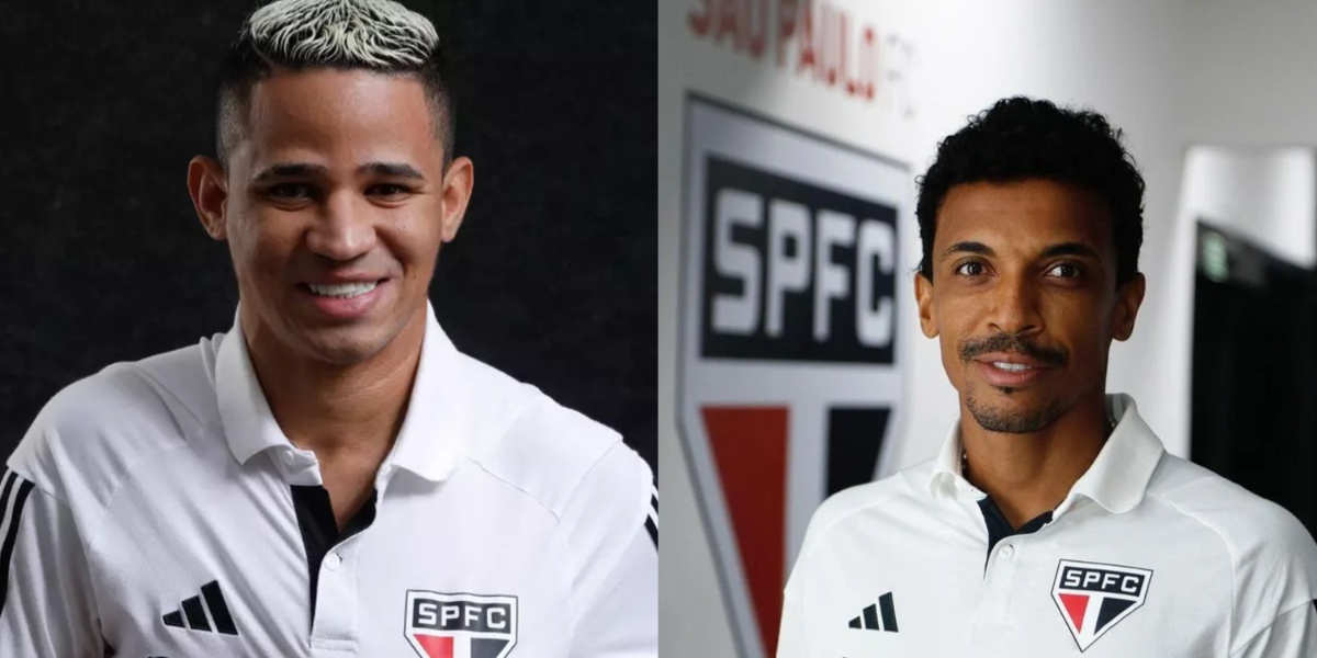 Erick e Luíz Gustavo são dois reforços do São Paulo - Foto: Montagem