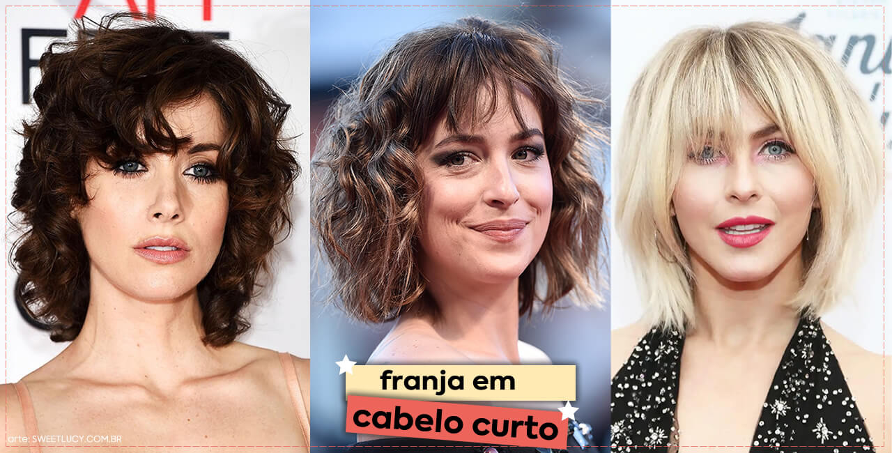 Corte de cabelo com franja (Foto: Reprodução/ Internet)