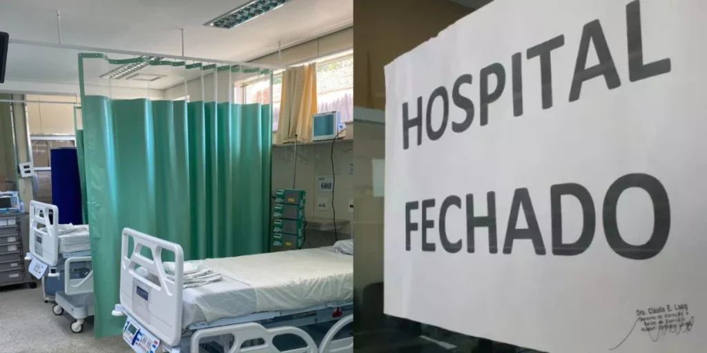 A trágica falência de hospital gigantesco de SP - Foto: Montagem