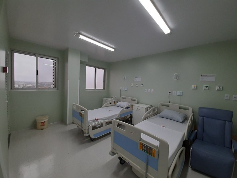 Hospital gigante teve falência decretada (Foto: Divulgação)