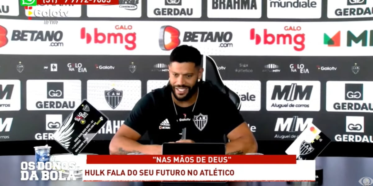 Hulk em entrevista - (Foto: Reprodução / Internet)