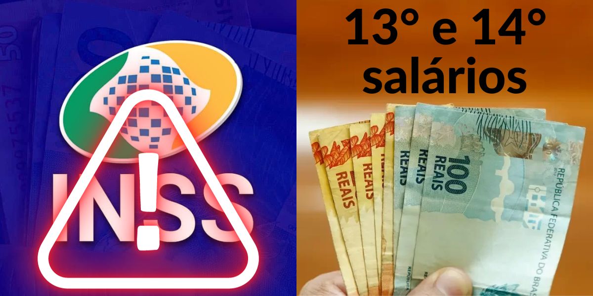 Alerta urgente do INSS e atualizações sobre 13° e 14° salários (Reprodução: Montagem TV Foco)