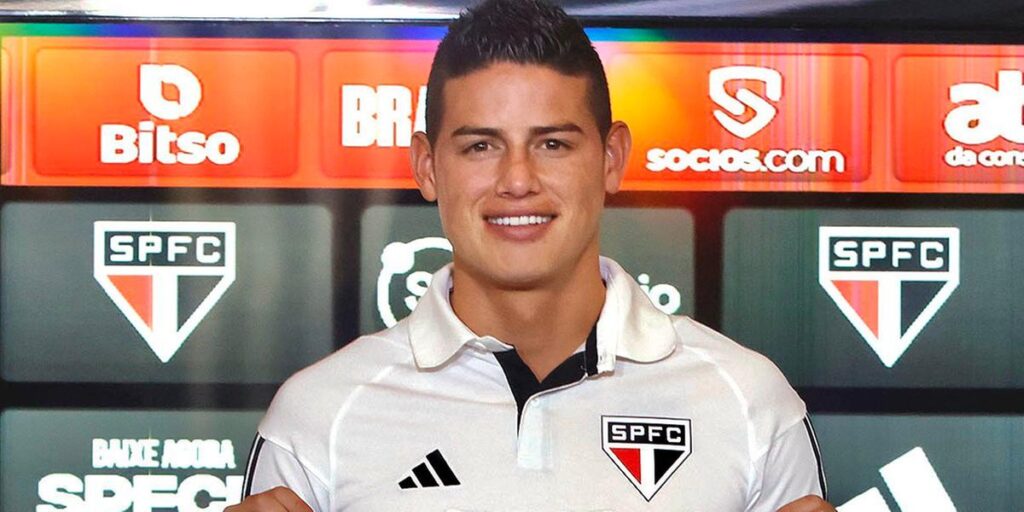 James Rodríguez pode sair do São Paulo (Foto: Reprodução/ Internet)