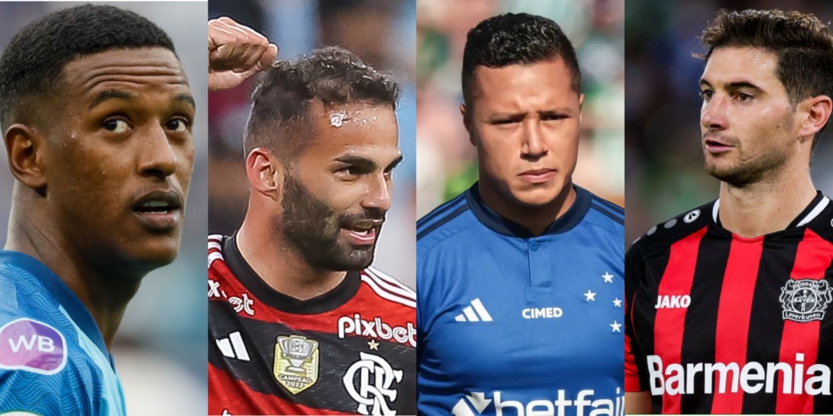 Robert Renan, Thiago Maia , Marlon, Lucas Alario - (Foto: Reprodução / Internet)