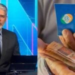 William Bonner deu notícia no Jornal Nacional (Foto: Montagem TV Foco)