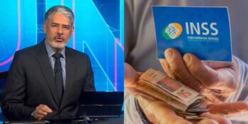 William Bonner deu notícia no Jornal Nacional (Foto: Montagem TV Foco)