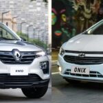 Kwid e Onix são desbancados por novo 0KM (Reprodução: Montagem TV Foco)