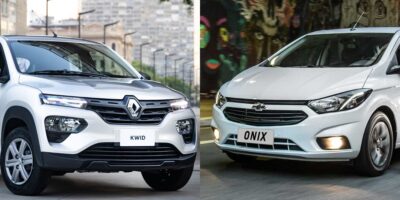 Kwid e Onix são desbancados por novo 0KM (Reprodução: Montagem TV Foco)