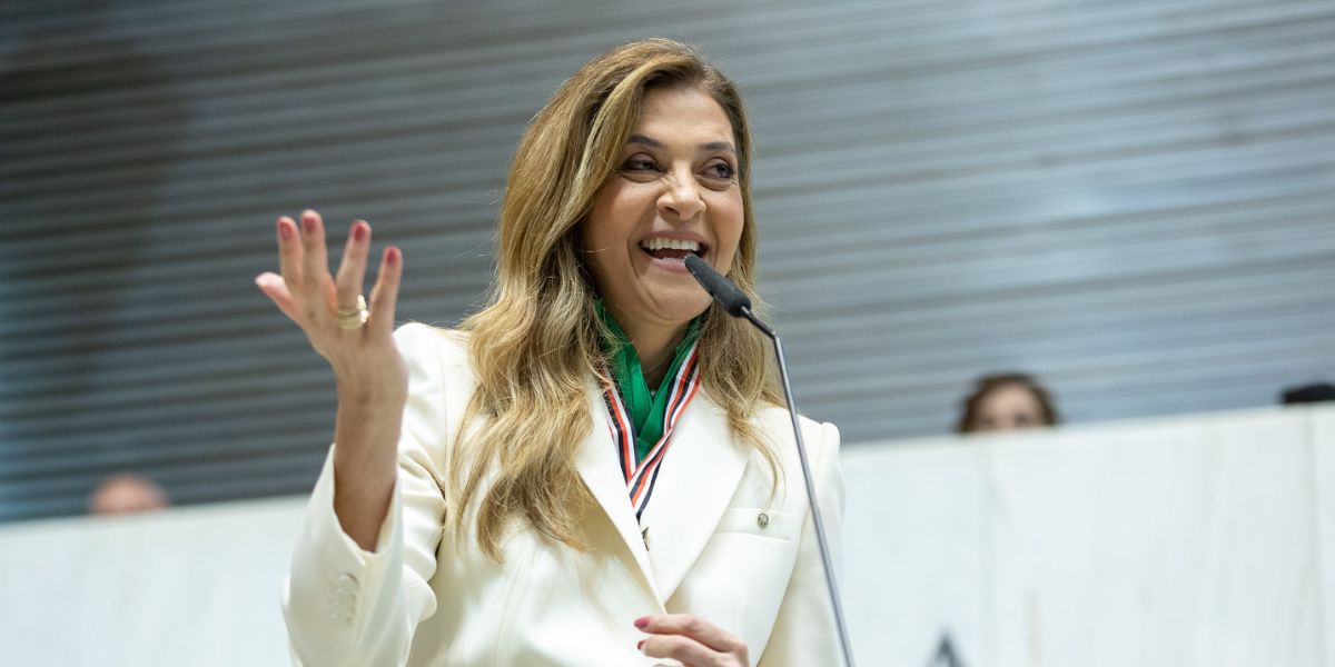 Leila Pereira busca a reeleição no Palmeiras (Reprodução: Internet)