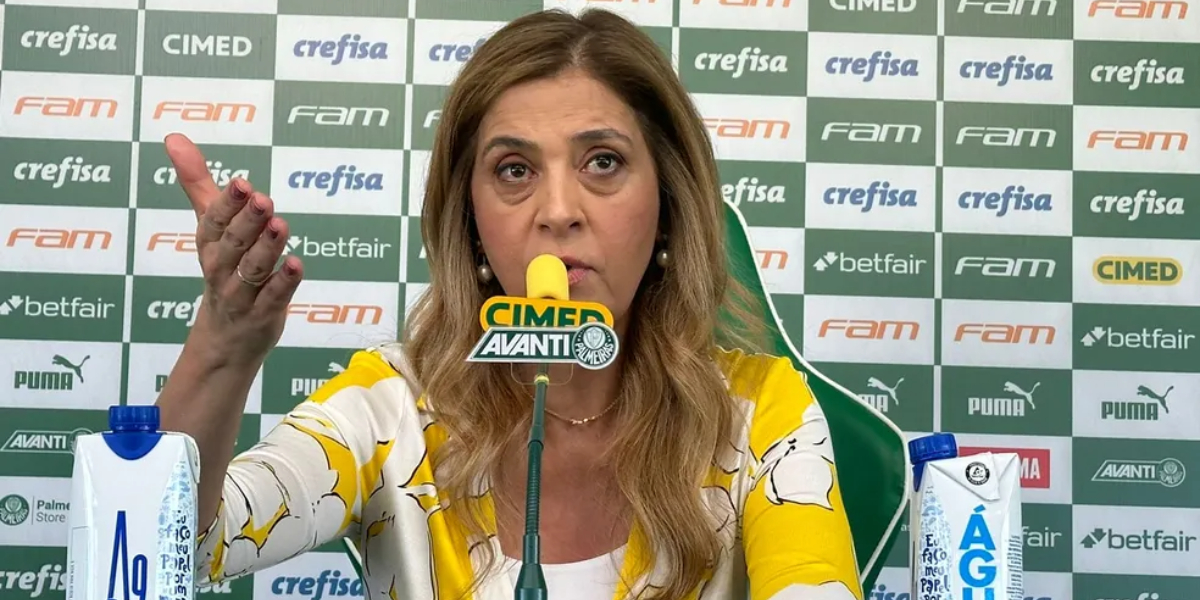 Leila Pereira é presidente do Palmeiras (Foto: Divulgação)