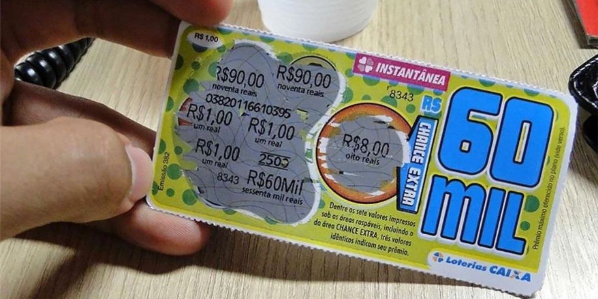 Basta raspar e descobrir se ganhou o prêmio (Reprodução: Internet)