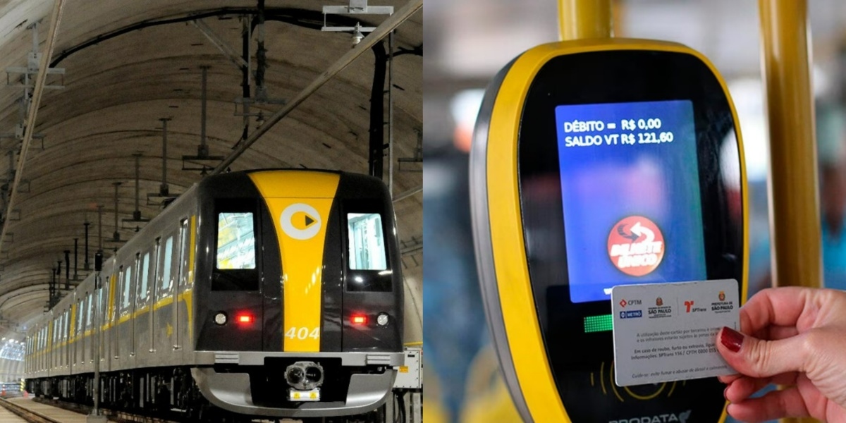 Novidades sobre o metrô e o Bilhete Único em 2024 (Foto: Reprodução/ViaQuatro/Prefeitura de São Paulo)