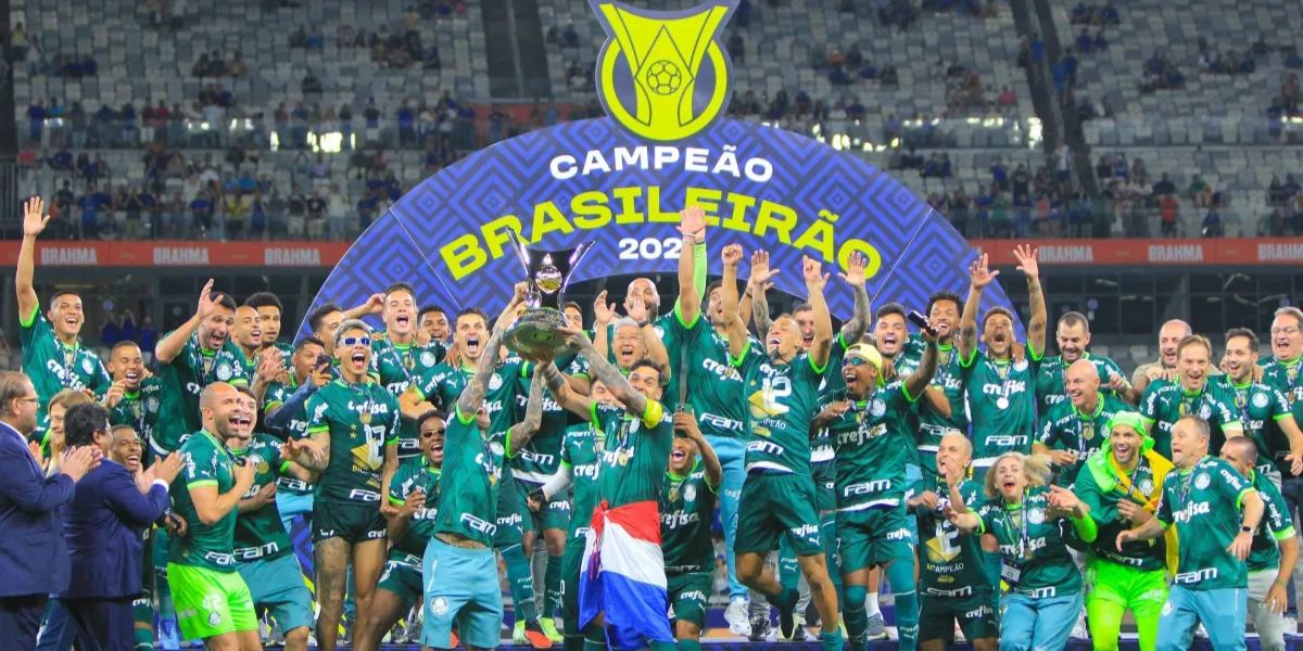 Palmeiras conquistou o seu 12° Campeonato Brasileiro (Reprodução: Montagem TV Foco)