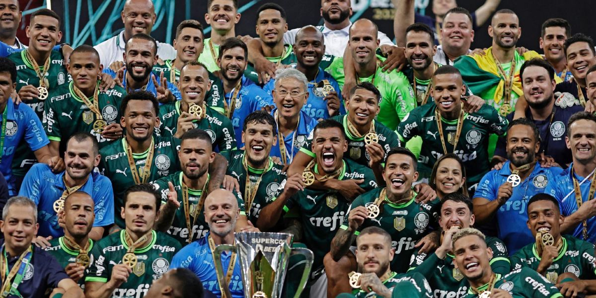 Palmeiras foi campeão Brasileiro em 2023 (Reprodução: Internet)