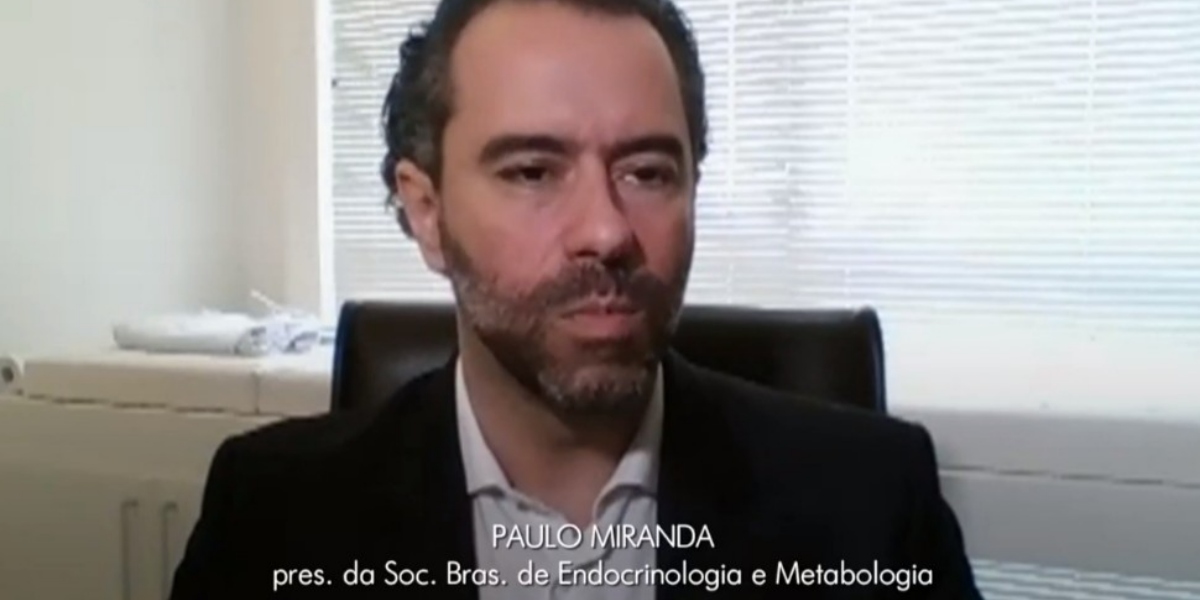 Paulo Miranda é presidente da Sociedade Brasileira de Endocrinologia e Metabologia (Foto: Reprodução/TV Globo)