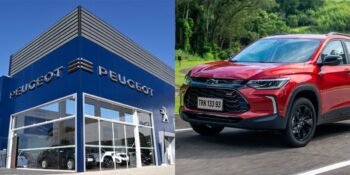 SUV da Peugeot no precinho e arma para derrubar Tracker (Reprodução: Montagem TV Foco)