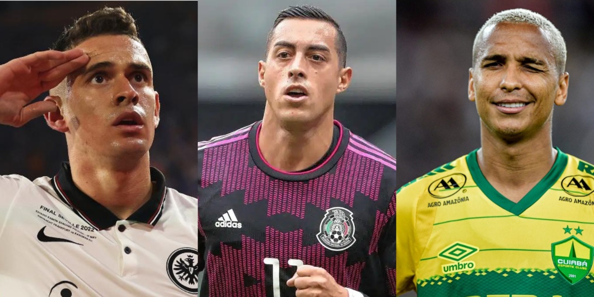 Rafael Borré, Rogelio Funes Mori e Deyverson: 3 reforços que podem chegar ao Grêmio - Foto: Montagem/TV FOCO