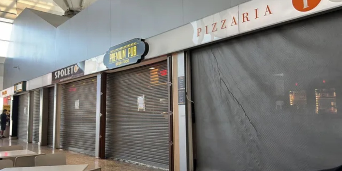 Anvisa interditou restaurantes em Viracopos — Foto: Arquivo pessoal