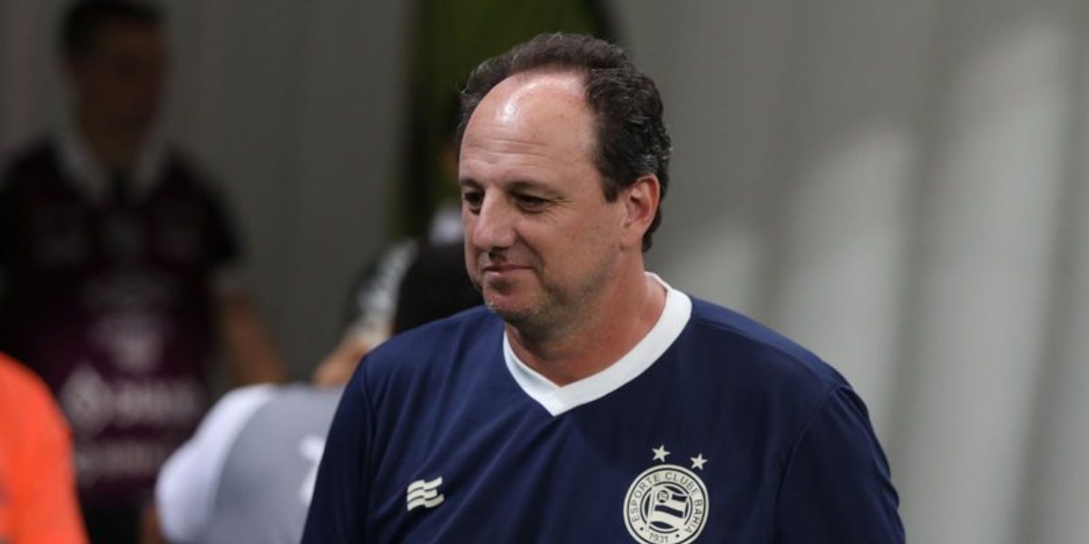 Rogério Ceni está prestes a ser rebaixado com o Bahia (Reprodução: Internet)