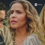 Tadeu, Gladys e Graça em Terra e Paixão (Foto: Reprodução / Globo / Montagem TV Foco)