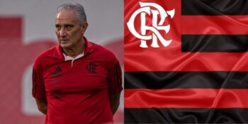 Tite é o técnico do Flamengo (Foto: Montagem TV Foco)